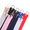 5pcs/Pack Resin Zipper 25cm Candy Colors Zippers Round Ring Zipper Decorative For Sewing Bag Garment DIY Sewing Accessories