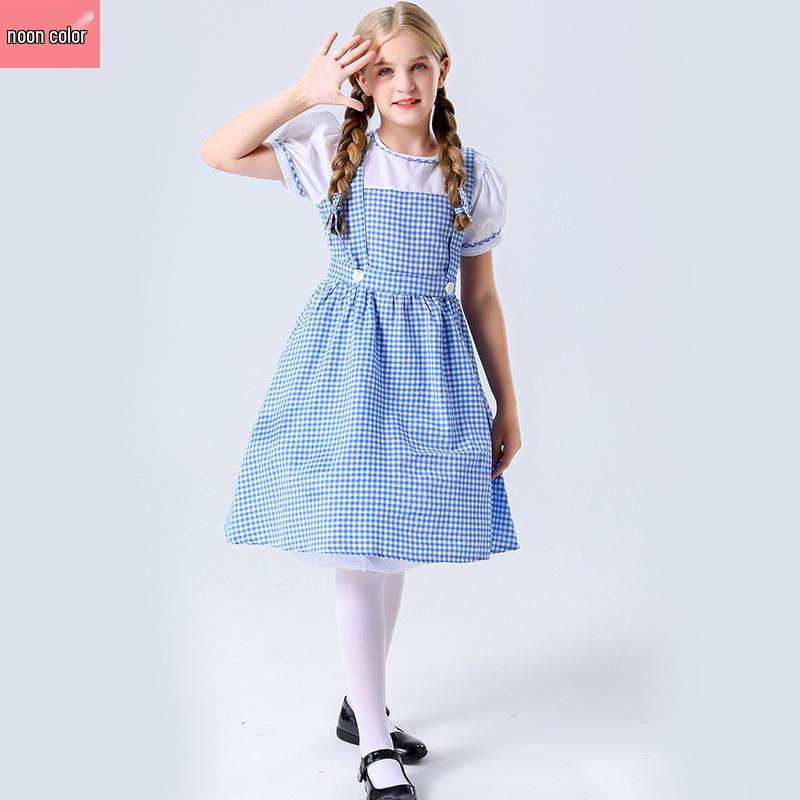 

Dorothy Princess Dress for Parent-Child, Maid Costume for Children s Day & Stage Performance 120