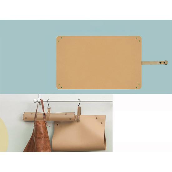 Plants Repotting Mat Foldable Faux Leather Garden Potted Plant Mat with Metal Buckles Waterproof Reusable Transplanting Tray for Plants Repotting And