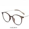 Neutral Retro Trendy Glasses Men And Women Round Anti Blue Glasses Frame Optical Lenses Arrival  Computer Reading Eyeglasses