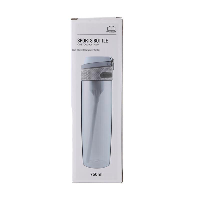 LOCK&LOCK One-Touch Sports Straw Water Bottle 750mL