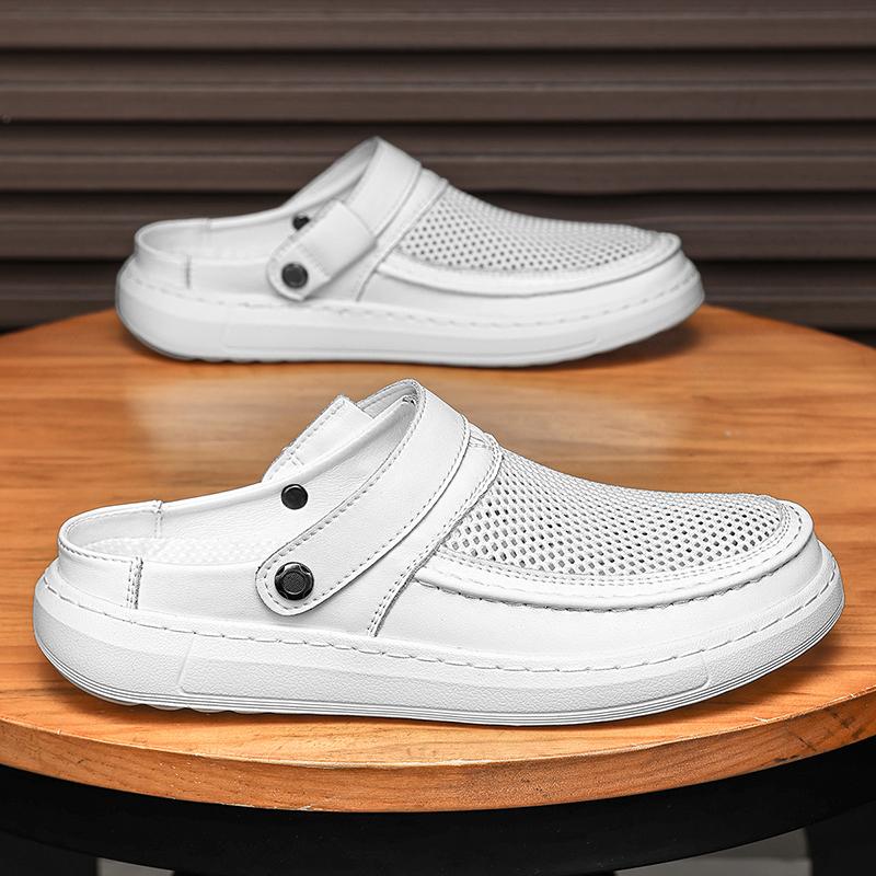 Fashion Fashionable Outdoor Men's Comfortable Thick Soled Casual Beach Shoes Summer New Men Breathable and Non Slip Water Wading Sandals