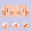 1 Pair 2-Hole Toe Separator Orthopedic Bunion Valgus Hammertoe Corrector