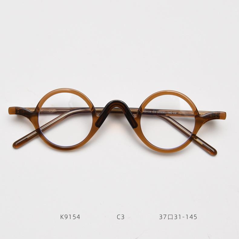 Gradient Rainbow Small Round Reading Glasses Ultralight Prescription Eyeglasses Anti Blue Light Women's Presbyopia Glasses 2025