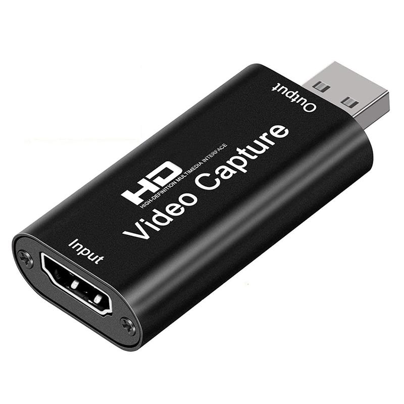 Metal HDMI-compatible to USB Video Capture Card 1080P USB 2.0 Game Grabber Box For PS4 DVD Camera PC Recording Live Streaming