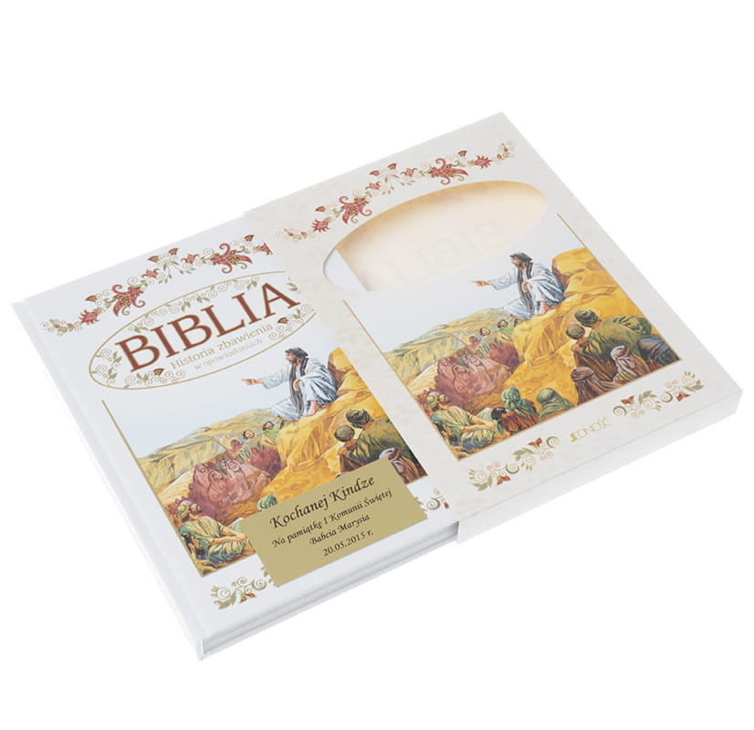 Biblia dla dzieci "historia zbawienia w opowiadanich" w etui