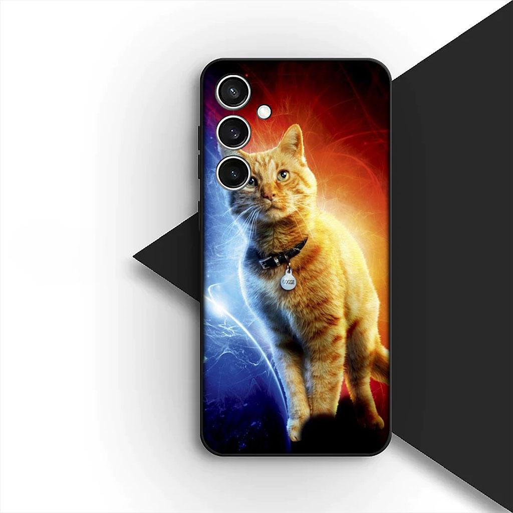 Phone Cover for Samsung Galaxy S25 S24 S23 FE Ultra Plus S7 Edge S25+ S23+ A56 5G Casing Soft Case Captain America Shield Marvel