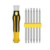 Multi-Functional Screwdriver Set with Triangle, Plum Blossom, U-Shaped, and Cross Heads for Household Use