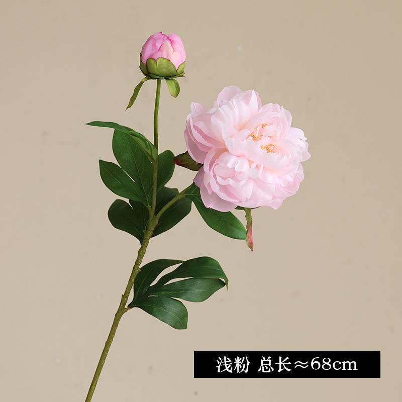1PC Large Silk Peony Artificial Flowers Peony Style Fake Flowers Bouquet For Wedding Dining Table Home Decor Bouquet Decoration
