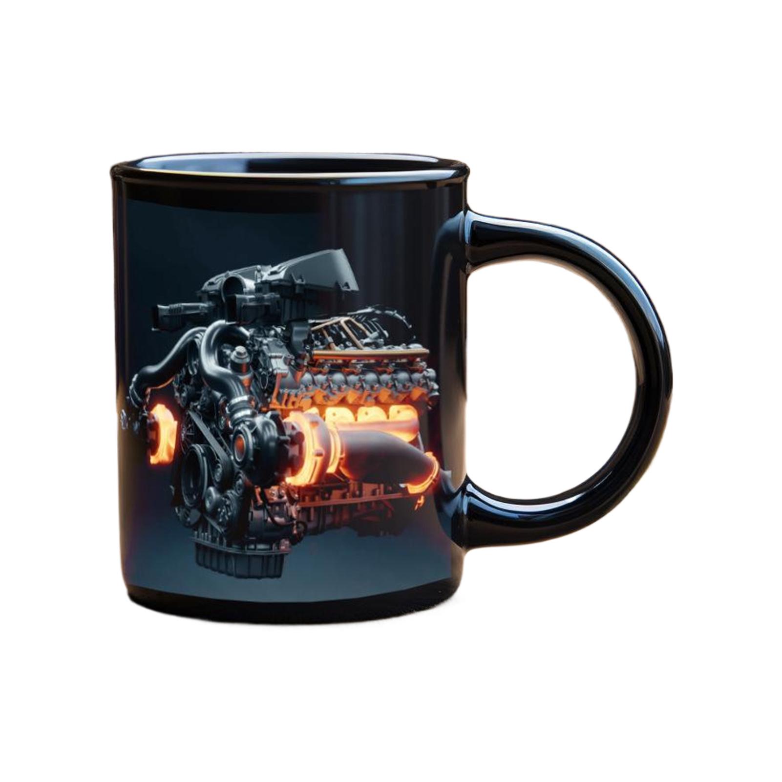

Новая Смешная Кружка Инженера Чашки Эспрессо Кружки Двигателя Кружки Латте Крутые Кофейные Кружки Механический Двигатель Керамическая Кружка Декор Стола Смешная Чашка
