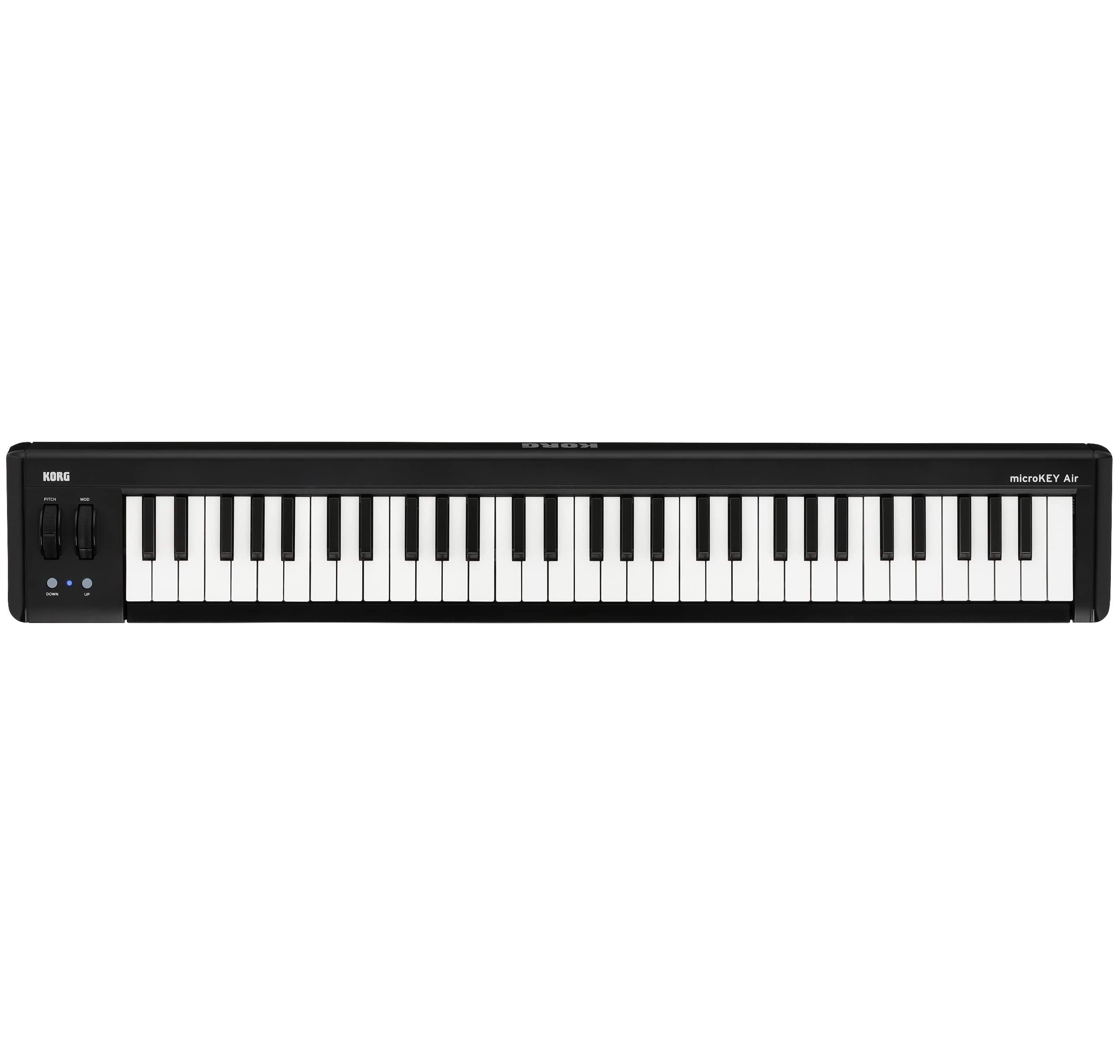 Беспроводной MIDI-клавиатурный контроллер KORG с Bluetooth и включенными DTM-плагинами microKEY2 Air (61-клавишная) чёрный