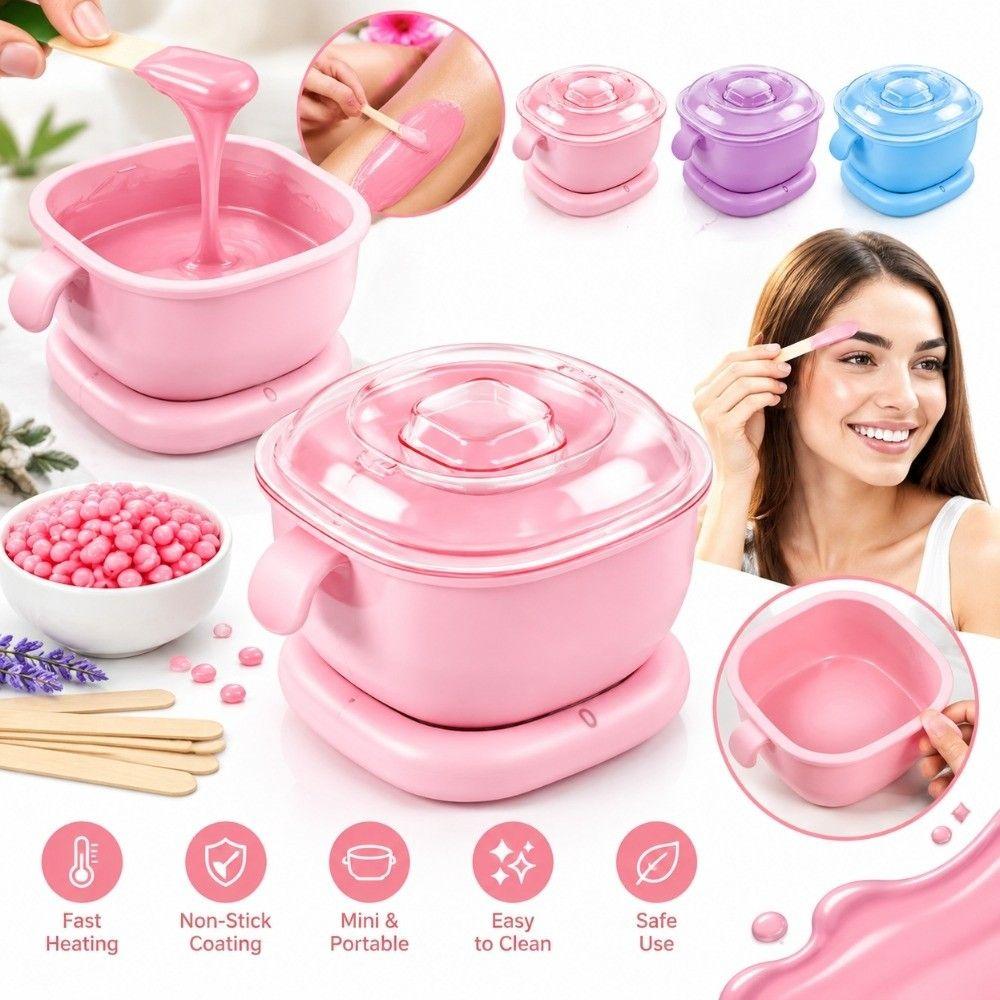 Adjustable Heating Control Wax Bean Melter Quick Even Wax Melting Paraffin Wax Therapy Heater Home