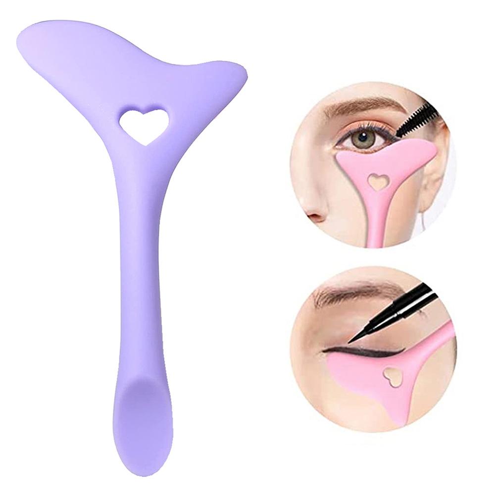 Silicone Eyeliner Aid Eyeliner Stencils Wing Tips Reusable Silicone Eyeliner Tool Mascara Drawing Aid Makeup Tool Eyeliner Applicator Tool