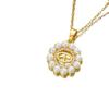 Micro-inlaid Chinese Style Small Fragrance Style Pearl Pig Nose Light Luxury Niche Temperament Necklace for Women
