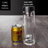 Thickened High Borosilicate Glass Tea Infuser Water Bottle