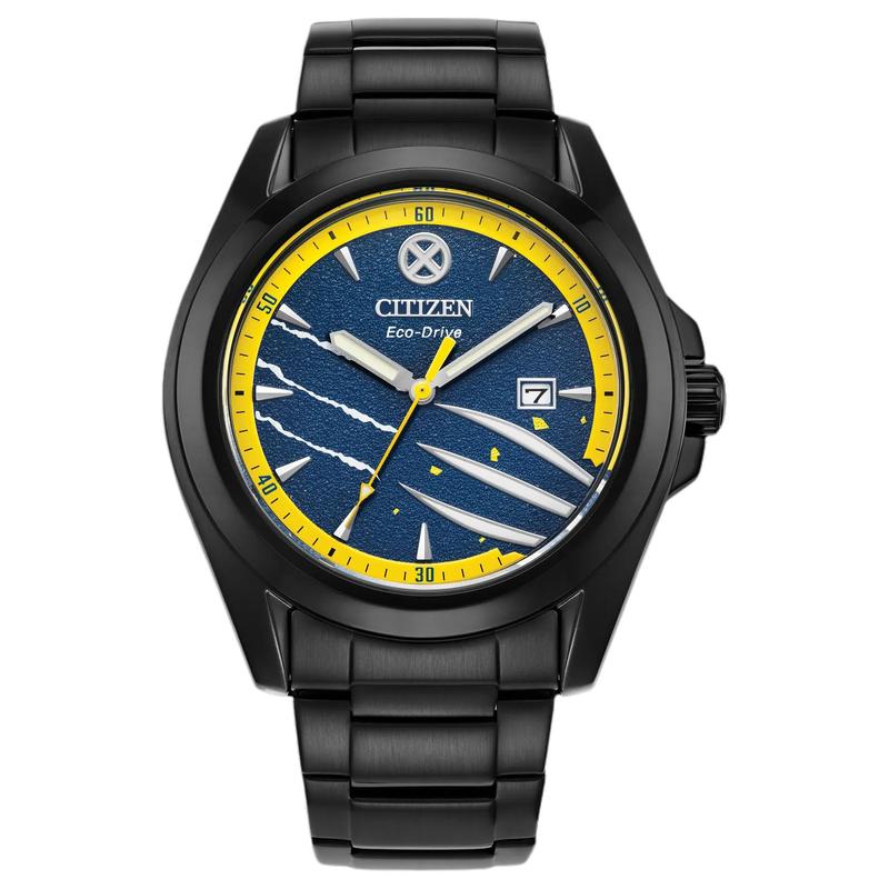 Citizen Marvel Series 100 Meters Waterproof Light Quartz Steel Strap 43mm Men's Watch Blue Dial AW1435-66W