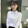 Womens Long Sleeve Business Shirt With Spliced Polyester For Office Work And Formal Wear