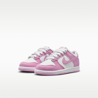 Kids' Sneakers Nike Dunk Low PS 'White Pink Rise'