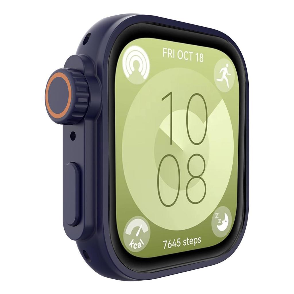 Change To Ultra Case for Huawei Watch Fit 3 Screen Protector Tempered Glass Cases Cover for Huawei Watch Fit3 Upgrade To Ultra 2