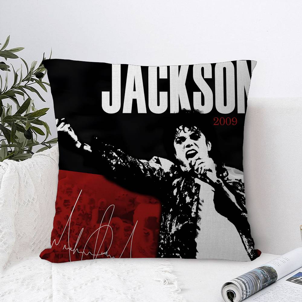 80s Pop Singer Michael Jackson Personalized Pillow Cover Kids Bedroom Wild Party Decor Pillowcase Kid Birthday Shower Gift