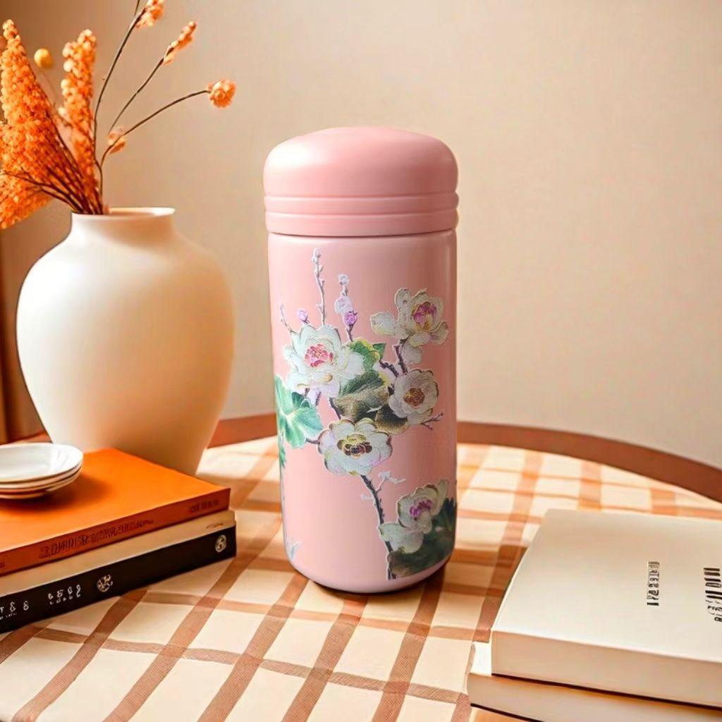 Fashion Mini Thermos Cup Business Travel Girls Small Outdoor Pocket Cup Children School Student Water Cup