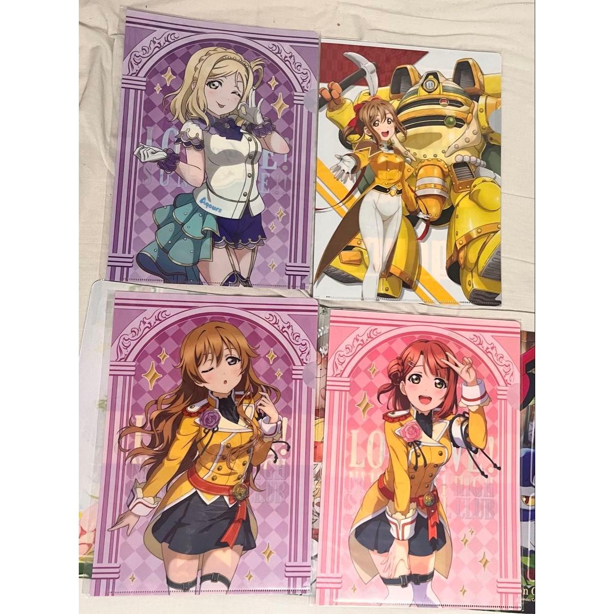 Used Love Live Clear File Sunshine SEGA Set of 17