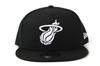 New Era 9FIFTY Snapback Black NBA Eastern Miami Heat Cap, & White, Conference,