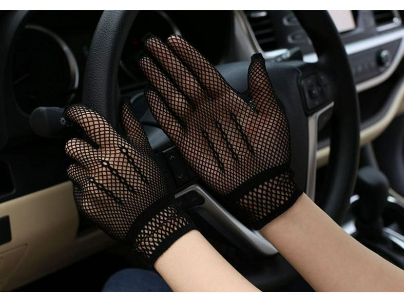 

Летние женские сетчатые перчатки ведущей танцовщицы - Высокая эластичность, Тонкие свадебные и перчатки для вождения чёрный