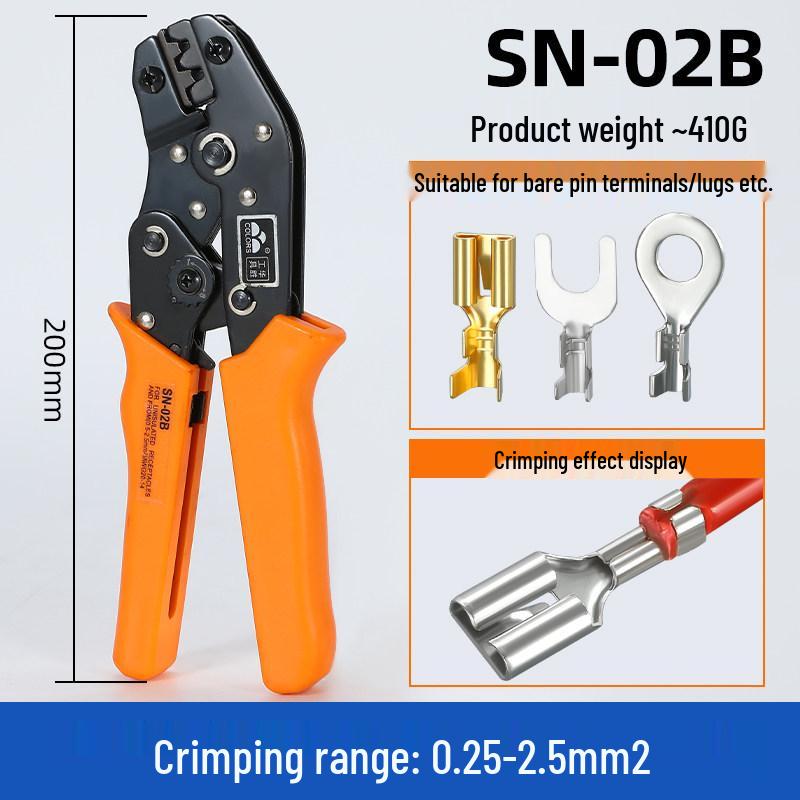 Fork Grounding Terminal 3.24-26.2MM Wire Ring U-shaped Copper Lug
