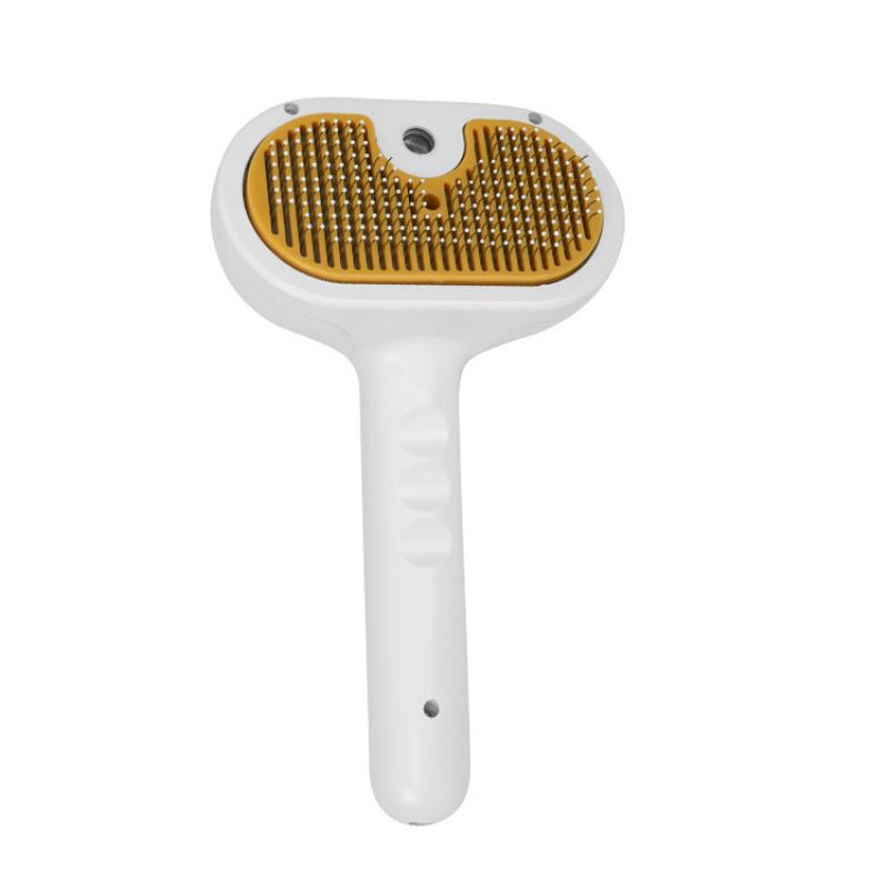 Multifunctional Pet Steam Brush Cat Dog Cleaning Steamy Spray Massage Comb Hair Removal Grooming Brush With Release Button