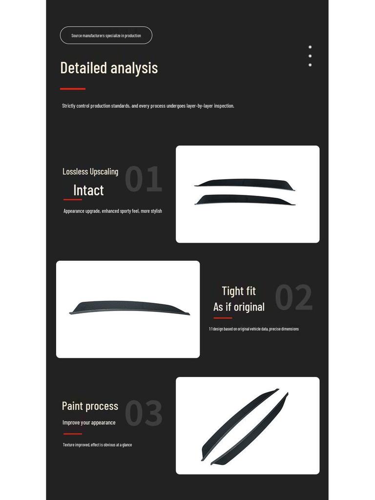 BMW M3 G80 Roof Track Spoiler 2020-2025: No-Drill Rear Wing