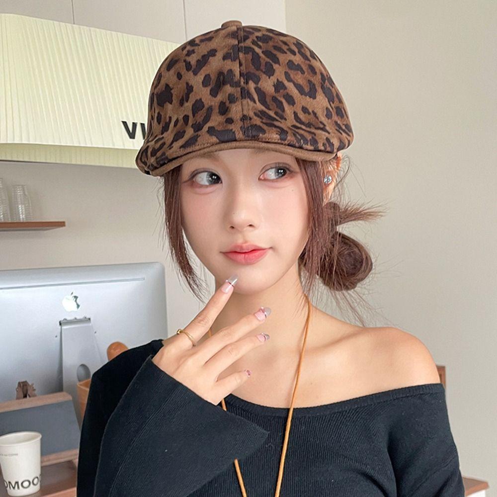 Retro Painter Cap Adjustable Artist Berets Cute Berets Hat  Women Girls