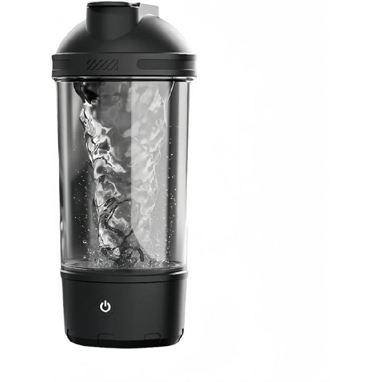 Elektrikli Protein Karıştırıcı Şişe Otomatik Karıştırma Kupası Tritan Malzeme Bardak Spor Sağlık Bardağı Su Geçirmez Şarj Edilebilir Bardak (Yeşil)