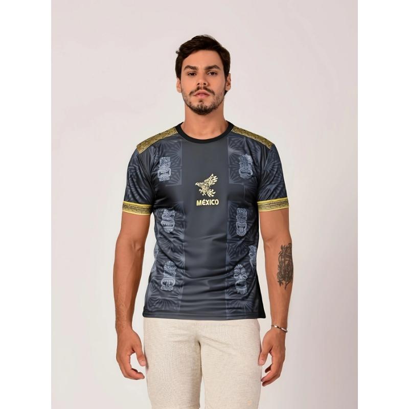 Men's summer training short-sleeved football shirt, loose, comfortable and breathable design