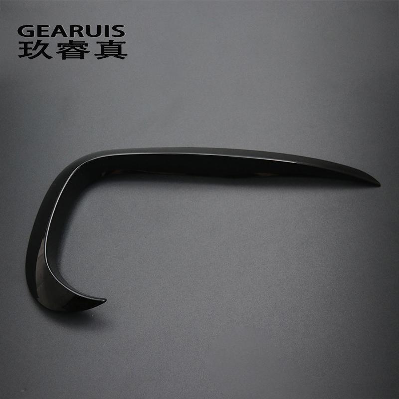 Auto Styling Carbon faser Nebelscheinwerfer Licht Kühlergrill Lip Splitter Bumper Spoiler Aufkleber Für Mercedes Benz GLB X247