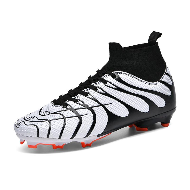 High-top football shoes tf broken nails artificial turf AG long nails boys and girls teenagers students training shoes