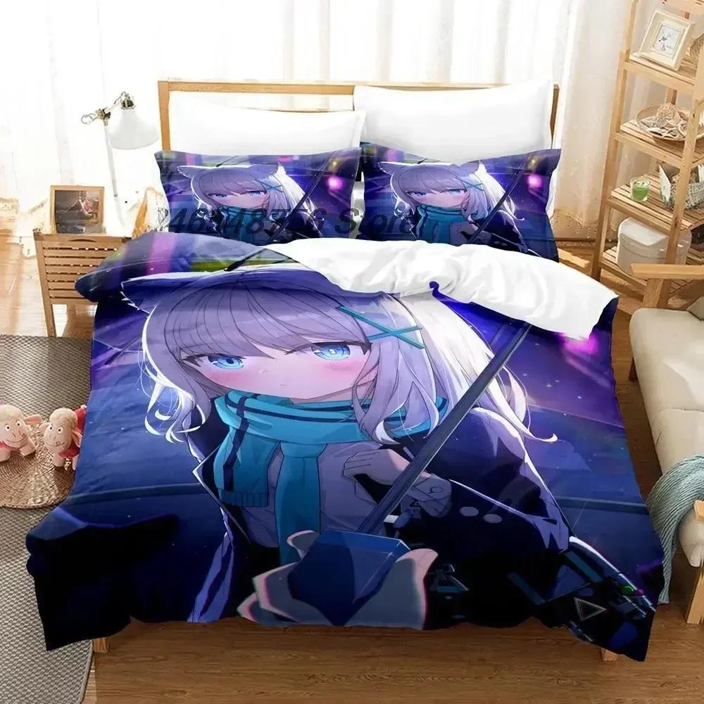 

New Blue Archive Bedding Set Single Twin Full Queen King Size Bed Set Adult Kid Bedroom Duvet cover Sets 3D Bed Sheet Set 70x133cm 2pcs
