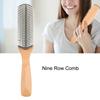 Nine Row Comb Hair Scalp Massage Comb Hair Styling Hairdressing Comb Hair Brush