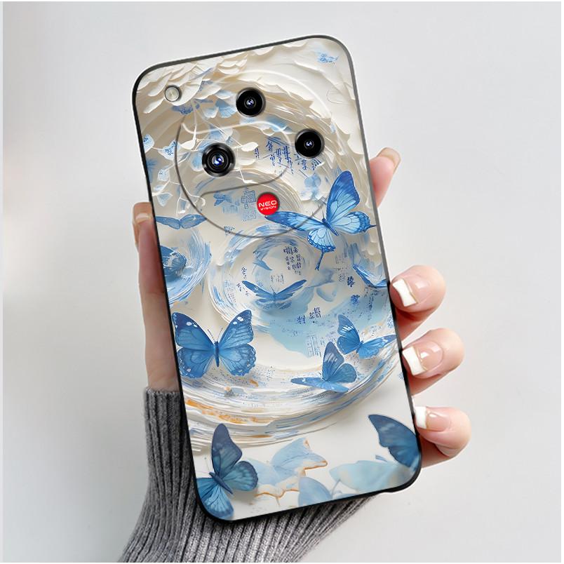 Cute Cartoon Case For ZTE Nubia Focus 2 5G Coque Printing Shell Fundas Protective Cover Soft Silicone Black Casing Capa