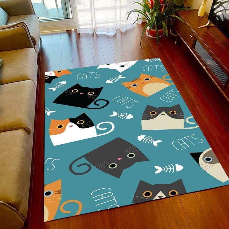 

Pets Footprint Sole Series Area Rug Large,Carpet Rug for Living Room Bedroom Doormat Decoration,kids Non-slip Floor Mat Sofa 60x90(23x35in)