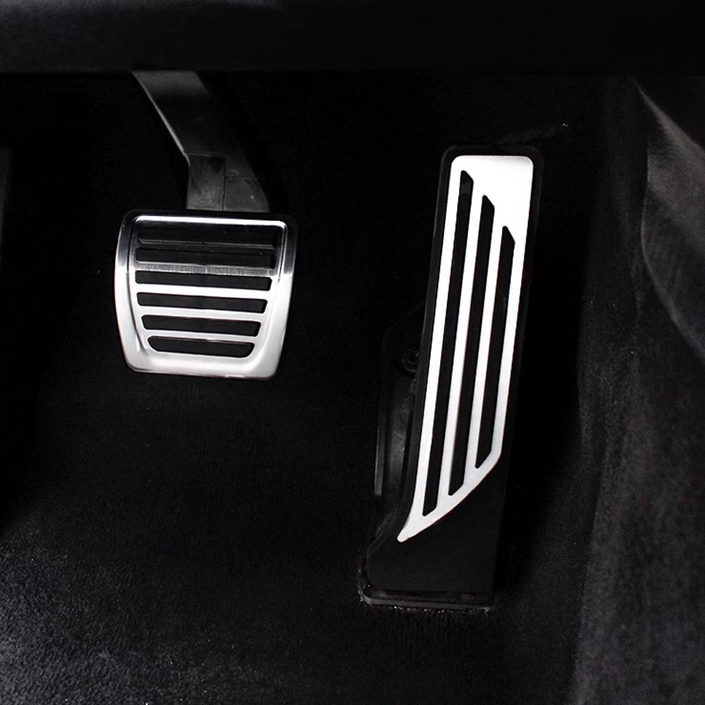AT Sport Car Pedals for Alfa Romeo Giulia Stelvio 2016-2025 LHD Stainless Steel Gas Accelerator Brake Pedal Cover Pads Parts
