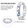 Anneaux en Cuivre Anneau Simple Cœur en Zircon pour Femmes Bijoux Anneau Cadeau Matériau Durable de Haute Qualité Design Élégant