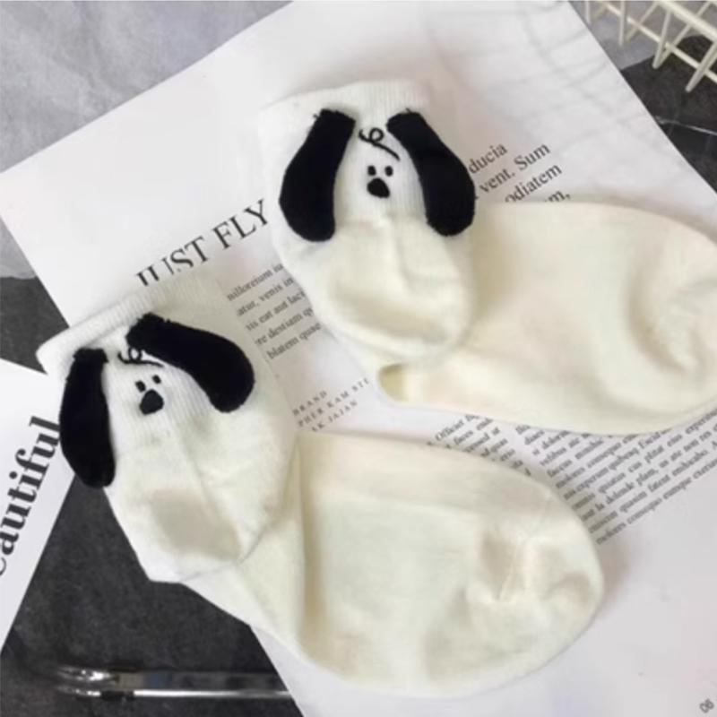 10 Paare Club Promi Ins Mode Lustig Kreativ Magnetische Anziehung Hände Schwarz Weiß Cartoon Augen Paare Socken Socken
