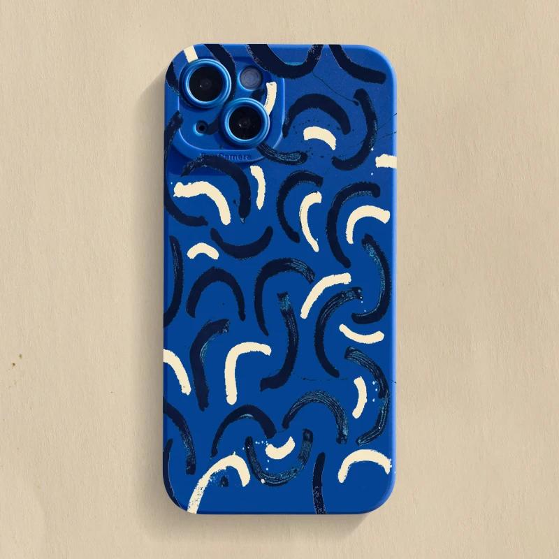 Graffiti Great Art Aesthetic David Mona Lisa Soft Phone Case For iPhone 15 14 13 12 11 16 Pro Max XR X XS 7 8 15 Plus SE Cover