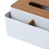Multifunctional Tissue Box Cover Holder Desk Organizer Rectangle Bedside Decorative for
