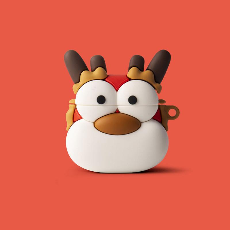 3D-Silikon für OPPO Enco Air-Hülle, Cartoon-Silikon-Schutzhülle für die drahtlose Bluetooth-Kopfhörerhülle von oppo Enco Air2