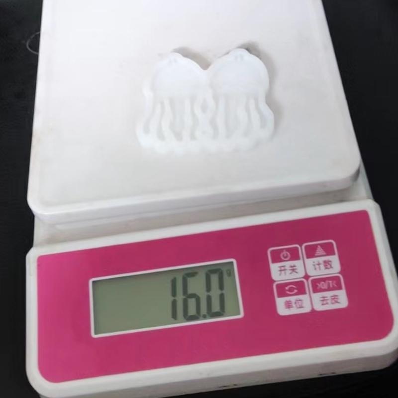 Glossy Shiny Earring Silicone Mould with Hole Jellyfish Shape Dangle Earring Epoxy Casting Mold for DIY Earrings Decor