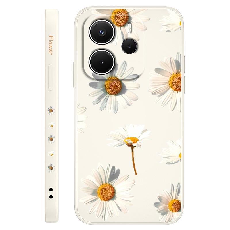 Gilded Sunflowers Phone Case For Xiaomi Redmi Note 14 13 12 12S 11 11S 10 10S 9 9S 14C Pro Plus 4G 5G Liquid Silicone Cover