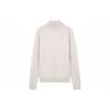 Maison Kitsune Solid Color Fitted Long Sleeve Pullover Sweater Men Sweater Gray LM00812KT1036H120