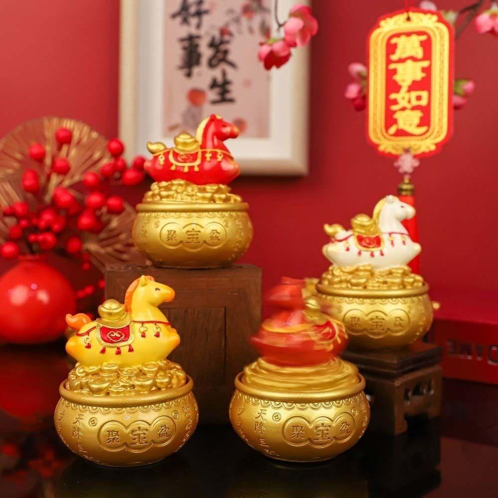 Table Decoration 2026 Horse Year Mascot Chinese Style Horse Figures Ornament  Spring Festival